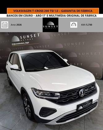 VOLKSWAGEN T-CROSS 1.0 200 TSI TOTAL FLEX AUTOMÁTICO VOLKSWAGEN T-CROSS 1.0 200 TSI TOTAL FLEX AUTOMÁTICO